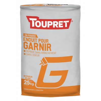 Enduit pour garnir en poudre Toupret 25kg