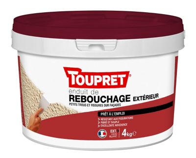 Enduit de rebouchage en pâte souple Toupret 4kg
