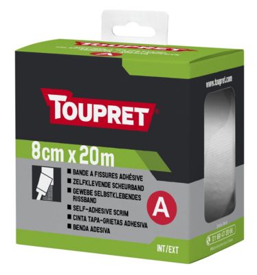 TOUPRET Bande à fissures armée 8cmx20m - vue 2