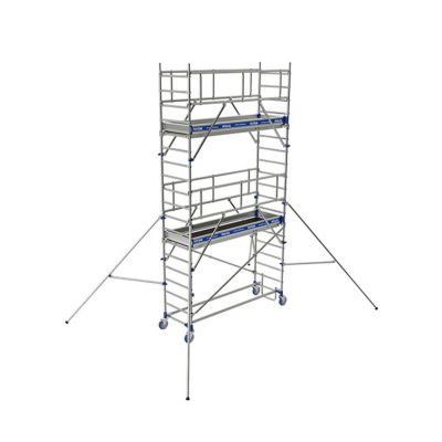 Tubesca-Comabi Echafaudage roulant TOTEM 2 LINE 250 4m90 plancher (6m90 travail) - vue 2