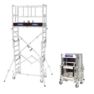 Tubesca-Comabi Echafaudage roulant X'TOWER 2m80 plancher (4m80 travail) - vue 2