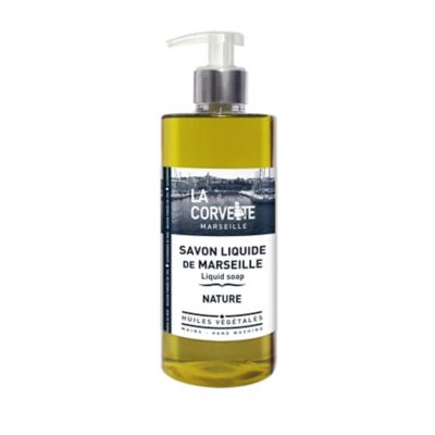 Savon liquide de Marseille La Corvette Savonnerie du midi nature 500ml