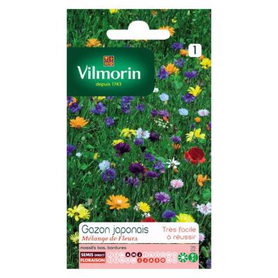 Graines de Mélange de Fleurs pour Gazon Japonais