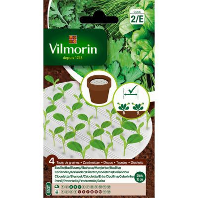 Tapis 4 variétés aromatiques 4 x 10 cm