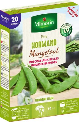 Graines de pois Normand 20m Vilmorin