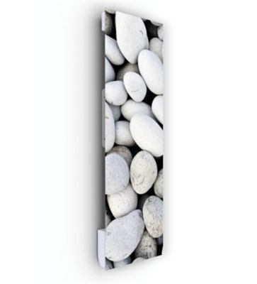 Radiateur électrique à  rayonnement avec soufflerie Ilo Fanmix en verre design Béton 3D 1750W