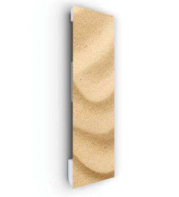 Radiateur électrique à  rayonnement avec soufflerie Ilo Fanmix en verre design Sable Fin 1750W