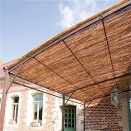 Paillon d'ombrage roseau pelé NORTENE naturel 5 x h.2 m