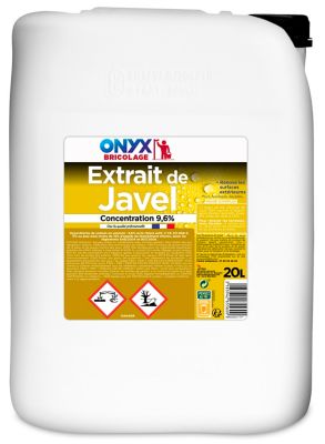 Extrait de javel concentration 9,6° Onyx bricolage 20L