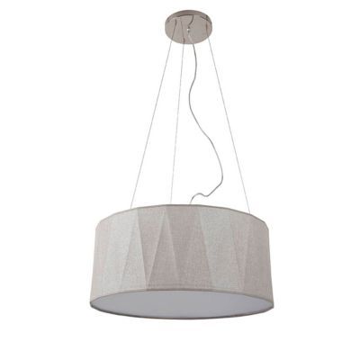 Suspension COREP Macaron shine gris Ø60 x h.25 cm
