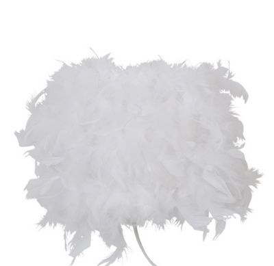Applique COREP Kokot blanche à plumes