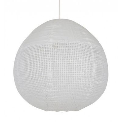 Suspension COREP Dentelle blanche Ø60 x h.60 cm