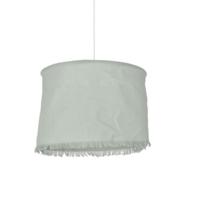 Suspension Linen E27 Ø38 x H.28 cm vert sauge Corep