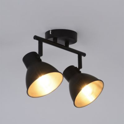 Réglette spot 2 lumières E14 40W Corep Dock L.30 x L.14 x H.19 cm