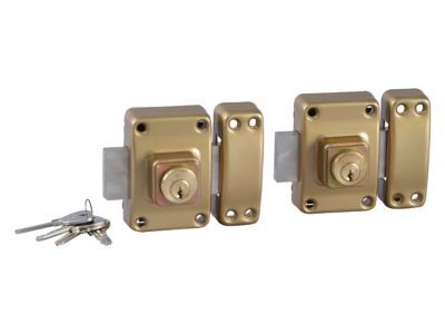 Verrou Alpha 1957 bouton 45mm (x2) même clé