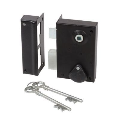 Serrure en applique vertical Bricard 4 gorges 70x110 mm droite