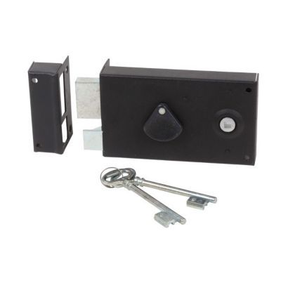 Serrure en applique horizontal Bricard 140x80 mm droite