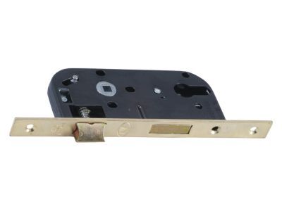 Serrure à encastrer NF pour cylindre européen 40 mm noir bout carré