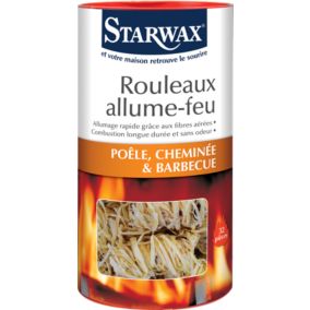 32 rouleaux allume-feu Starwax