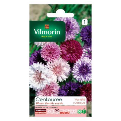 Graines de Centaurée Bleuet Double Variée Vilmorin