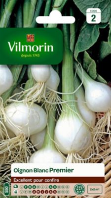 Graines d'Oignon Blanc Premier Vilmorin