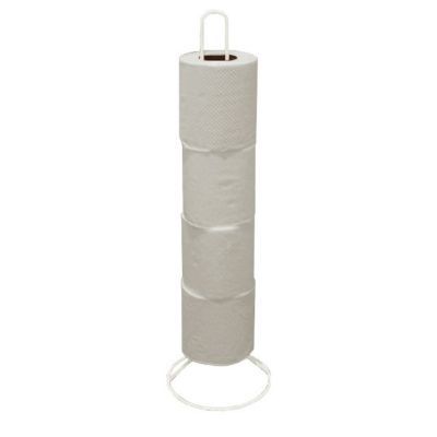 Image of Stockeur papier toilette en métal blanc Stocky 3218049030392_CAFR