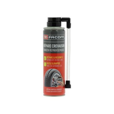 Aerosol repare-crevaison FACOM 250 ml moto scooter sans demontage
