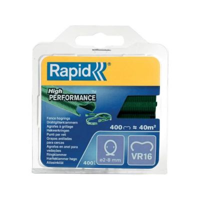 Agrafes à grillage VR16 Rapid Agraf Plastifiées ve - vue 2