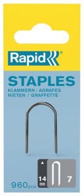 Agrafes cavaliers Rapid n° 7 14 mm Acier