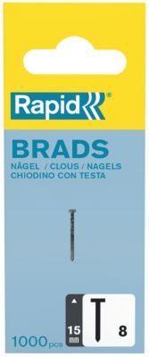 Clous RAPID 1000 pointes 815mm galvanisées Acier galvanisé Usage bois - vue 3