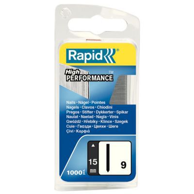 Pointes Rapid n°9 15 mm