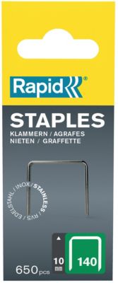 Agrafes Rapid n°140 10 mm inox Acier inoxydable