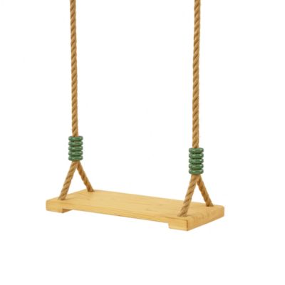 Aleo By Trigano Balançoire bois pour portique 3 00 / 3 50 m Marron - vue 3
