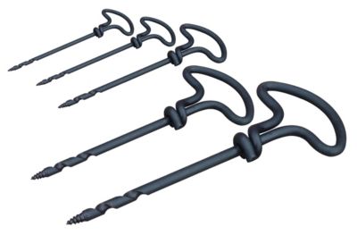 Vrille en acier 2-3-4-5-6 Outifrance, 5 pièces