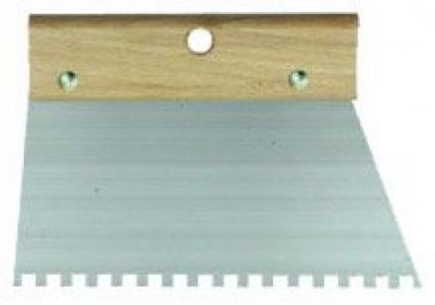 Spatule à colle - OUTIFRANCE - Carrée 6x6mm - Monture en bois et lame en acier