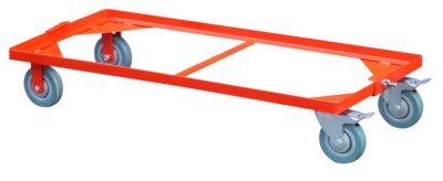 Outifrance Chariot pour coffre de chantier pro 850 x 350 mm