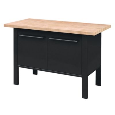 Etabli de mécanicien en métal Outilfrance 2 portes L.120 x l.60 x H.82 cm