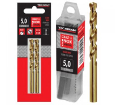 Techman Forets hss cobalt - cob135 degrés  1 foret 13.0 mm 151 / 101 mm