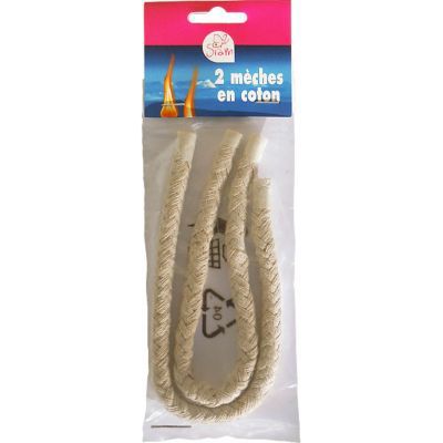 Lot de 2 mèches en coton