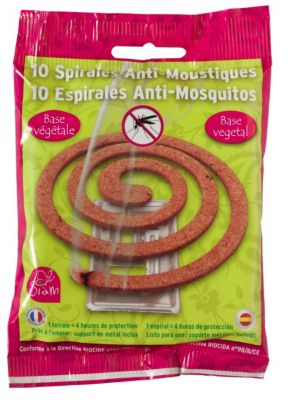 10 spirales anti moustiques végétales Siam
