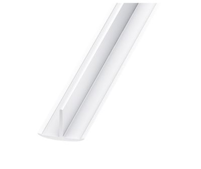 Profil  en T PVC blanc 25 x 18 mm 2 m Castorama