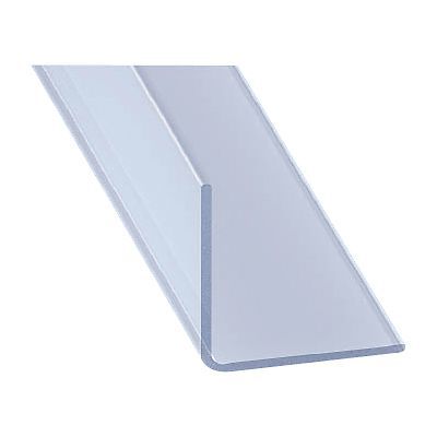  Corni re  PVC  transparent 20 x 20 mm 2 m Castorama 