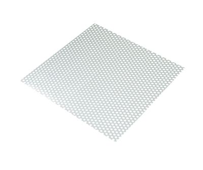 Tole perforée aluminium brut 50 x 25 cm