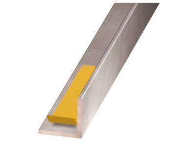 Cornière adhésive PVC coloris inox 20 x 20 mm, 2,5 m