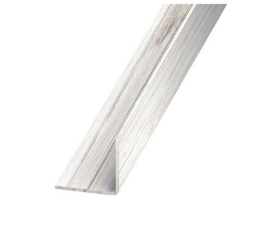 Cornière PVC blanchi 30 x 30 m, 2,5 m