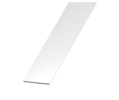 Plat aluminium argent 30 x 2 mm, 2 m