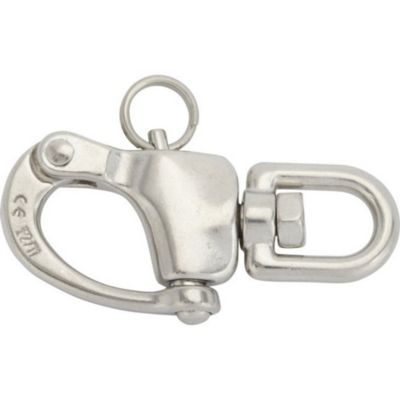Porte-mousqueton simplex pivotant Chapuis inox 70 mm