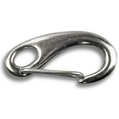 Mousqueton de sécurité inox 75 mm