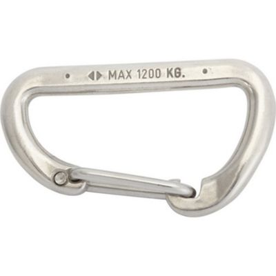 Porte-mousqueton asymétrique Chapuis inox 80 mm