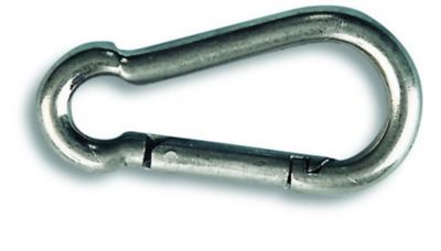 Porte-mousqueton type pompier ø 6 x l. 60 mm